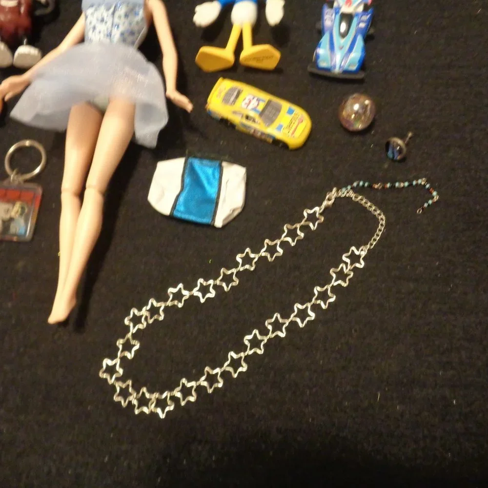 RETRO DISNEY BARBIE DOLL STUFF & TOYS LOT